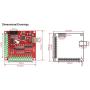 RATTMMOTOR Mach3 USB Motion Control Card 4 axis CNC Motion Controller Breakout Board Stepper Motor Driver with Cable for CNC Router Machine