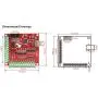RATTMMOTOR 3 Axis USB Mach3 CNC Controller Kit, Nema23 Stepper Motor 57mm 3A 1.8Nm+CNC Motion Control Board Mach3 USB Card Signal Output 0-10V+TB6600 Driver 4.5A+350W 24V DC Switching Power Supply