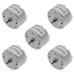 Augiimor RF-500TB-12560 Motor DC3-12V 2700RPM DC Motor No Load Speed 32mm Diameter DC Motor 5PCS