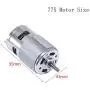 BEMONOC DC Motor 12V 5500RPM Lathe Press With Miniature Hand Drill Chuck & Bracket High Speed 775 DC Motor For DIY Assembly