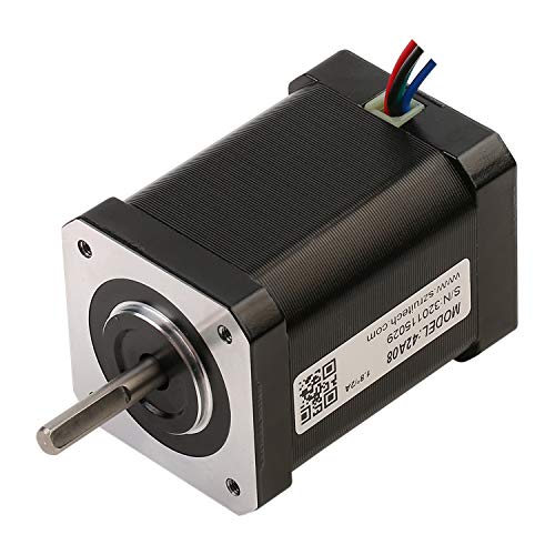 RTELLIGENT Nema 17 Stepper Motor Bipolar Step Motor 1.8 Deg 68Ncm with Built-in 30cm Cable for 3D Printer CNC Router