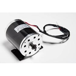 MY1020 500W 24V Electric Motor with Bottom Base Volt DC Watt 27.4 Amp for Scooter Bike Go-Kart Mini Bike Replace MY1020 Reversible w 11 Teeth Sprocket #25 Chain by Alfa Wheels (500W 24V, Bottom Base)