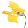 DC 0.1V-5.5V 100-6000RPM Micro Vertical Wind Turbines, Small Motor Blades Generator for DIY (1pc)