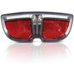 Ebike 6V LED Tail Light for Bafang Mid Drive Crank Motor Kit 250W 350W 500W 1000W Electric Bike Rear Rack Brake Lamp