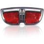 Ebike 6V LED Tail Light for Bafang Mid Drive Crank Motor Kit 250W 350W 500W 1000W Electric Bike Rear Rack Brake Lamp