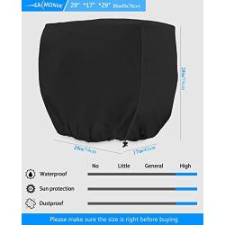 Boat Motor Cover,600D High Density Waterproof Outboard Engine Cover,Fits Motor Up to 150Hp
