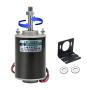 Honses Mini 12V/24V CW/CCW Permanent Magnet Motor DC Reversible Electric Gear Motor High Speed Device Low Power Permanent Magnet DC Motor DIY Generator (Conventional Rotary Threaded shafts)