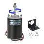 Honses Mini 12V/24V CW/CCW Permanent Magnet Motor DC Reversible Electric Gear Motor High Speed Device Low Power Permanent Magnet DC Motor DIY Generator (Conventional Rotary Threaded shafts)