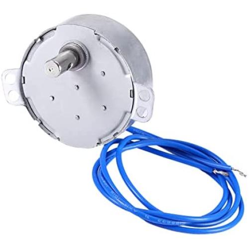 Jutagoss Synchronous Motor TYC-50 Single Flat Shaft Direction CCW, 4 Watt AC 110V 2.5-3 RMP, 1 Pcs