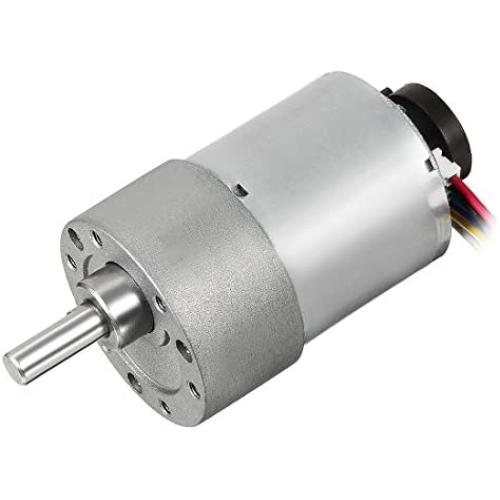 Moteur Électro-aimant DC 24V 530RPM avec Engrenages 18.8:1, Couronne Métallique, Axe Moteur 37x52mm pour Robot, Modèle RC, DIY Moteur Moteur Électro-aimant DC 24V 530RPM avec Engrenages 18.8:1, Couronne Métallique, Axe Moteur 37x52mm pour Robot, Modèle RC, DIY Moteur