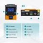 PowMr 2400W Solar Inverter 24V to 230V, Off Grid Pure Sine Wave Power Inverter Bulit in 80A MPPT Charger, Max PV 3000W 450V Input, fit for 24V Lead-Acid/Lithium Battery
