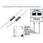 Supreform IP67 Waterproof Universal 10-30VDC Safety Retro-Reflective Photoelectric Beam Sensor for 12VDC and 24VDC Gate Opener, Garage Door Sensor Up to 40 Feet Sensing Range, Pre-Wired 6.6 Feet Cord