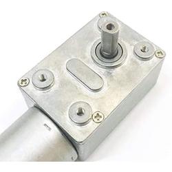 BestTong DC 24V 101RPM Turbo Worm Gear Motor 6mm Shaft High Torque Turbine Reducer Micro Electric Motor Self-Lock