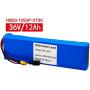 Jieoto 36V 12000mAh 10S 3P E-Bike Battery Pack Built-in 20A BMS Waterproof Lithium-ion Battery Pack with Charger Fit for 500W 350W 250W 200W E-Bike Scooters Motor