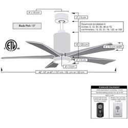 Matthews PA5-TB-WA-60 Patricia Indoor/Outdoor Damp Location 60
