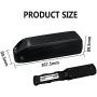 Jieoto E-Bike Pedelec Battery 36V 8Ah 10Ah 12.5Ah 15Ah, Lithium-ion Battery with 2A Charger and BMS Protection Board, for 1000W/750W/500W/350W/200W Electric Lithium Bike Battery Motors