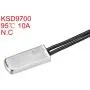 uxcell KSD9700 Thermostat, 95℃ Normally Close Temperature Switch Thermal Switch, N.C 10A Metal Temperature Controller 2pcs