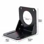 1Pcs Nema23 Stepper Motor Bracket Mount Steel Mounting Support Base Clamp 57 Stepping Motor Holder with Screws for nema 23 CNC Parts CNC Router Milling Engraving Machine Fixed seat