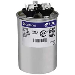 GE Genteq Capacitor round 25/5 uf MFD 370 volt 97F9803, 25 + 5 MFD at 370 volts