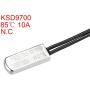 uxcell KSD9700 Thermostat, 85℃ Normally Close Temperature Switch Thermal Switch, N.C 10A Metal Temperature Controller 2pcs