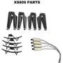Parts & Accessories RC Drone Parts VISUO XS809W XS809HW XS809 XS809S /XS809 Series RC Quadcopter Spare Spindle Geared Motor Engine Propeller ect. - (Color: Set 1)