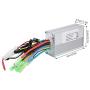 36V/48V 350W Motor Brushless Speed Controller with 124DX Half Twist Throttle Grip & LCD Display for Electric Bicycle Electric Scooter