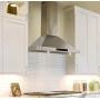 30 inch Wall Mount Range Hood 800CFM, with DC Motor, Stainless Steel Vent Hood with 6 Speeds Exhaust Fan, Convertible to Ducted and Ductless