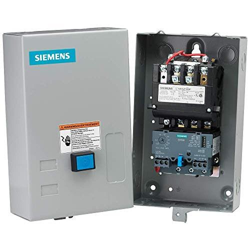 Démarreur de moteur robuste Siemens 14CUD32BA, protection par surintensité à semi-conducteurs, réinitialisation automatique/manuelle, type ouvert, boîtier général NEMA 1, 3 phases, 3 pôles, taille 0 NEMA, plage 5,5-22A, taille cadre A1, 110-120/220-240V à Démarreur de moteur robuste Siemens 14CUD32BA, protection par surintensité à semi-conducteurs, réinitialisation automatique/manuelle, type ouvert, boîtier général NEMA 1, 3 phases, 3 pôles, taille 0 NEMA, plage 5,5-22A, taille cadre A1, 110-120/220-240V à