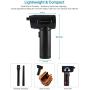 Air Duster, Portable Air Blower Cordless for Computer with 50000 RPM Improved Motor Electric Compressed Air Duster for Keyboard Laptop PC Camera Cleaning, Rechargeable