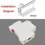 smseace DC Miniature Circuit Breaker, 50A 1P 250V Low Voltage DIN Rail Mounted Miniature Air Circuit Breaker, Suitable for Solar Panels Grid System.FCY8-63-C50-1P smseace DC Miniature Circuit Breaker, 50A 1P 250V Low Voltage DIN Rail Mounted Miniature Air Circuit Breaker, Suitable for Solar Panels Grid System.FCY8-63-C50-1P