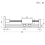 Befenybay 400mm Travel Length Linear Rail Guide Ballscrew SFU1605 with NEMA23 Stepper Motor for DIY CNC Router Parts X Y Z Linear Stage Actuator