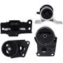 ENA Engine Motor and Trans Mount Set of 4 Compatible with Nissan 2004 2005 2006 2007 2008 2009 Quest 2004 2005 2006 Maxima Altima 3.5L Auto Transmission Replacement for A7349 A7348 A7358 A7351