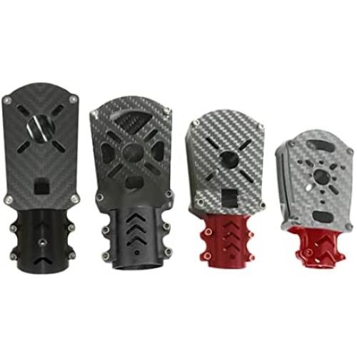 Support Moteur Drone Tuimiyisou RC Plante UAV Motoise de Siège de Moto Support de Connecteur en Tube de Carbone Noir 30mm