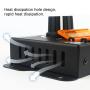 RGBZONE 12V-24V DC 30A LED PWM Dimmer Controller ON/Off Switch with Metal Shell for Single Color LED Strip Lights Ribbon