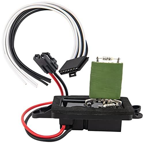 89019088 Blower Motor Resistor, Blower Fan Speed Resistor Kit with Harness Compatible with Chevy Silverado GMC Suburban Sierra Yukon 2003-2006,  Replaces# 973-405, 15-81086, 22807123