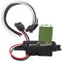 89019088 Blower Motor Resistor, Blower Fan Speed Resistor Kit with Harness Compatible with Chevy Silverado GMC Suburban Sierra Yukon 2003-2006,  Replaces# 973-405, 15-81086, 22807123