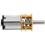 uxcell Micro Speed Reduction Motor DC 12V 200RPM with Full Metal Gearbox 0.18A Electric Gear Box Motor with 2 Terminals for DIY RC