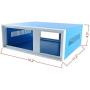 YaeCCC Electronic Enclosures Blue Metal Enclosure Project Case DIY Box Junction Case Enclosure Preventive Case (12.2