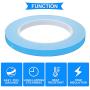 DKARDU 5mm x 25m Thermal Conductive Double Side Adhesive Tape Thermal Adhesive Tape Cooling Tape for Heatsinks, LED Lights, IC Chip, CPU, GPU with 1.5m Measuring Tape
