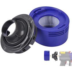 KeeTidy Post HEPA Filter Replacement & Motor Cover Compatible with Dyson V8 V7 Motorhead Car+Boat Trigger Cord-Free Cordless Stick Vacuum Cleaners, Upgrade Your Vacuums