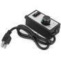 Variable Vent Fan Speed Adjuster 1800W Inline Duct Fan Speed Controller Variable Fan Speed Controller for Inline Fan Exhaust US Plug 110V(1Meter Cable)
