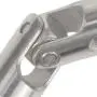 TAKANISHI 2PCS Universal Joint Couplings Connector Metal 5x5mm 6x6mm RC Motor Boat Robot Shaft combination Connector Coupler (6x6mm)