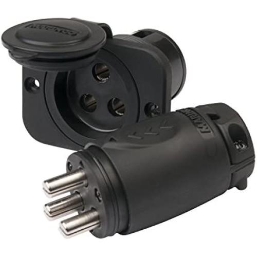 Marinco 70A Trolling Motor Plug & Receptacle, 12VCPS3
