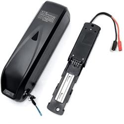 Jieoto E-Bike Pedelec Battery 36V 8Ah 10Ah 12.5Ah 15Ah, Lithium-ion Battery with 2A Charger and BMS Protection Board, for 1000W/750W/500W/350W/200W Electric Lithium Bike Battery Motors