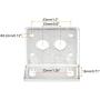 MECCANIXITY Motor Bracket Motor Mounting Holder 30x46x38mm Silver Tone for Worm Gear Motor with Screws