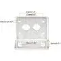 MECCANIXITY Motor Bracket Motor Mounting Holder 30x46x38mm Silver Tone for Worm Gear Motor with Screws