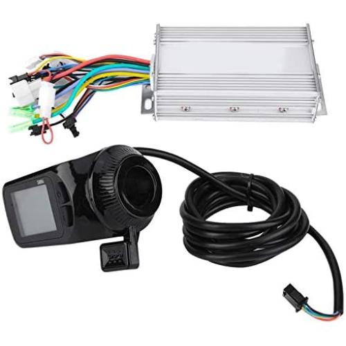 Fabater E-Bike Controller, 500w Waterproof Motor Speed Controller Brushless Controller Kit with LCD Display Panel, Electrical Motor Control Box for Electric Bicycle, E-Bike, Scooter(48V)