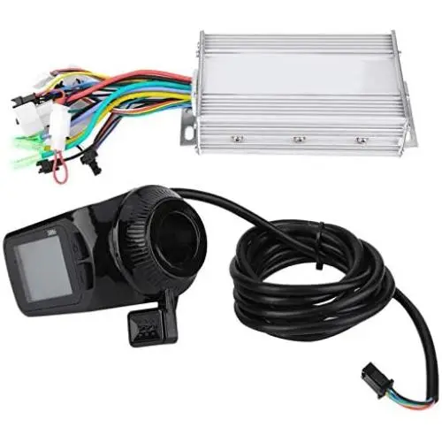 Fabater E-Bike Controller, 500w Waterproof Motor Speed Controller Brushless Controller Kit with LCD Display Panel, Electrical Motor Control Box for Electric Bicycle, E-Bike, Scooter(48V)
