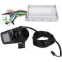 Fabater E-Bike Controller, 500w Waterproof Motor Speed Controller Brushless Controller Kit with LCD Display Panel, Electrical Motor Control Box for Electric Bicycle, E-Bike, Scooter(48V)