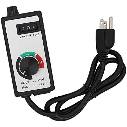 JOD Router Fan Variable Speed Controller Control for Electric Motor Rheostat AC 120 Power from 500w to 1800w Adjuster